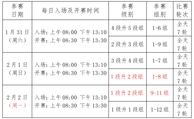 2026年北京市青少年围棋段位赛竞赛规程